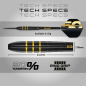Preview: Luke Humphries 50 Years Player Edition Steeldart-Set 22 Gr.