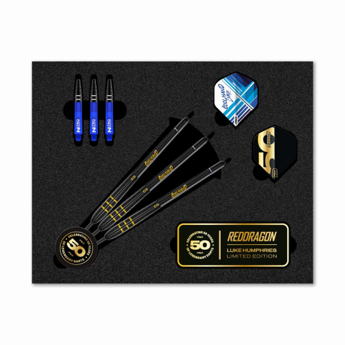 Luke Humphries 50 Years Player Edition Steeldart-Set 22 Gr.