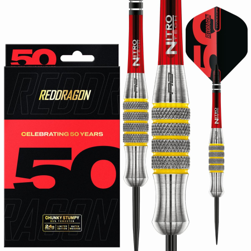 CHUNKY STUMPY 7 Steeldart-Set 28 Gr.