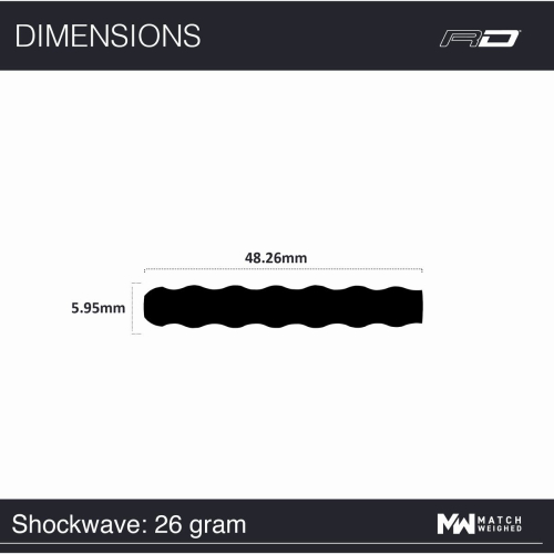 SHOCKWAVE Steeldart-Set 26 Gr.