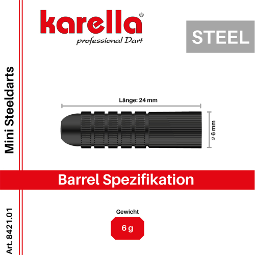 Preview: Karella - Mini - Steeldart Set