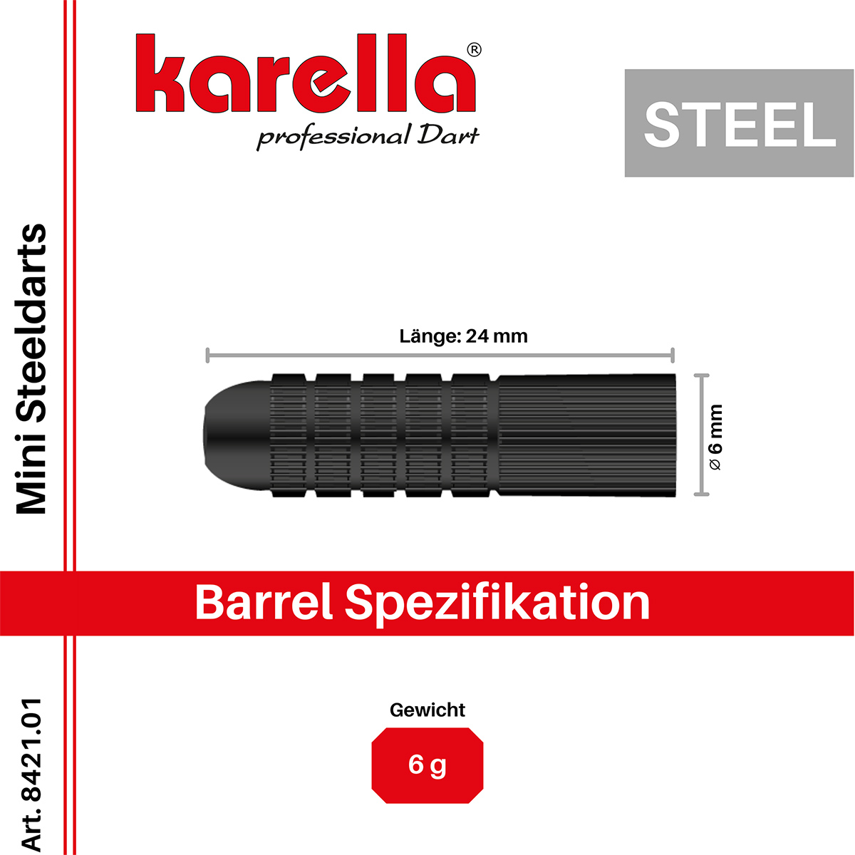 Karella Mini Cible Fléchettes Magnétiques En Bois Véritable – 6 Flèches Sécurisées, Idéale Pour Bureau Ou Cadeau Personnalisé