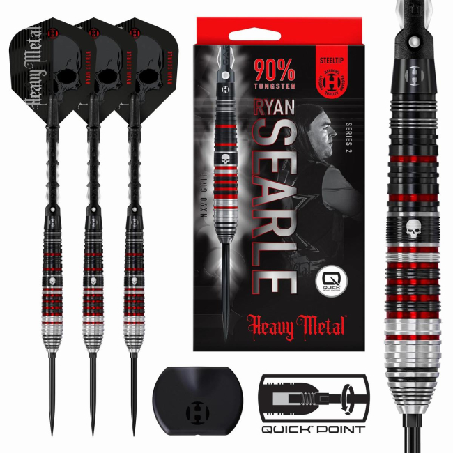 Harrows RYAN SEARLE Series 2 QUICK Point Steeldart-Set 32 Gramm