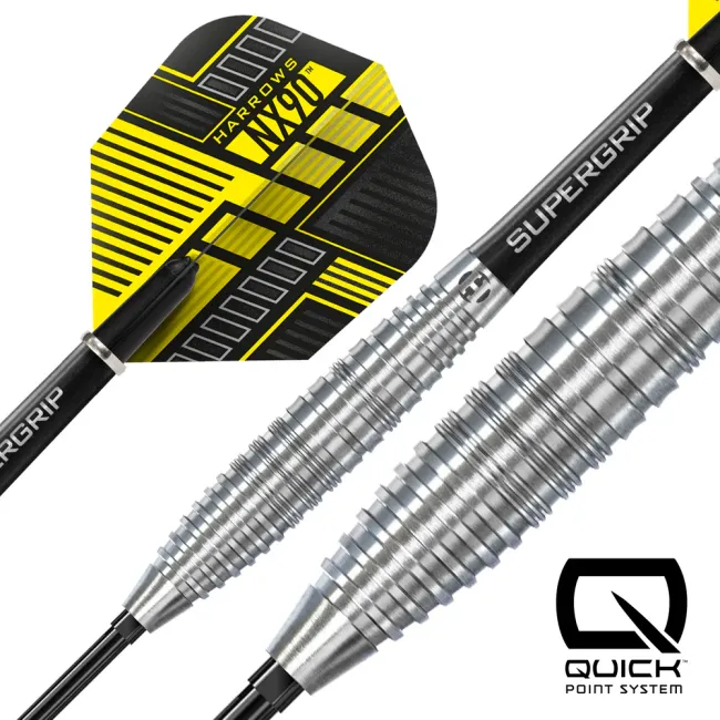 Harrows NX90 Bomb QUICK Point Steeldart-Set 21, 23 oder 25 Gramm