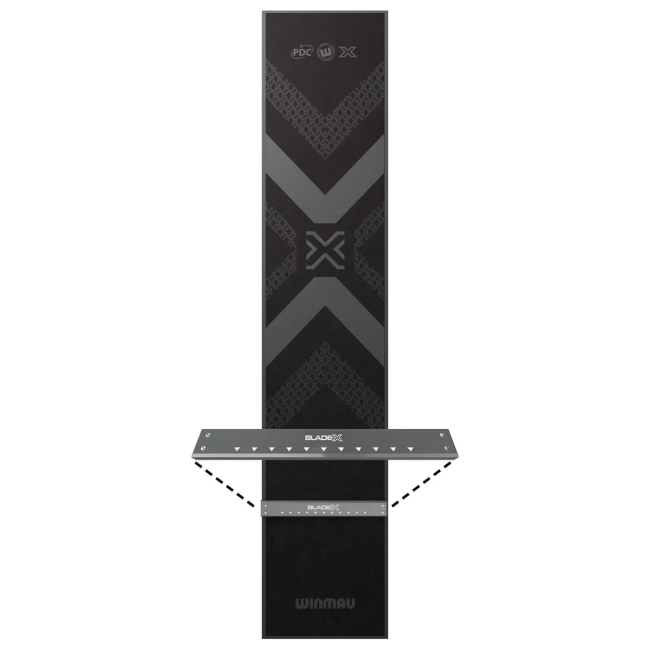 Blade X Soft Feel Dartmatte mit integriertem Oche
