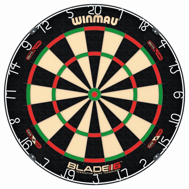 Winmau Blade 6 Dual Core Steel-Dartboard