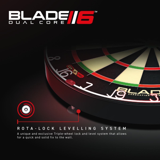 Winmau Blade 6 Dual Core Steel-Dartboard