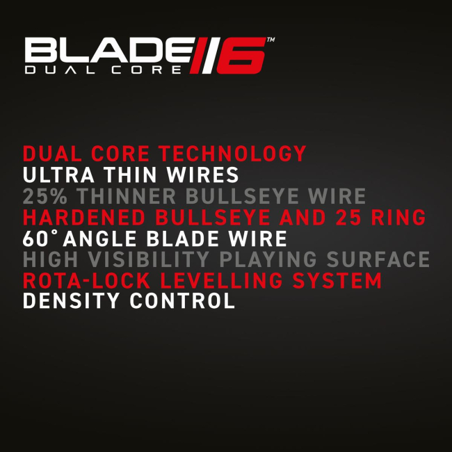 Winmau Blade 6 Dual Core Steel-Dartboard