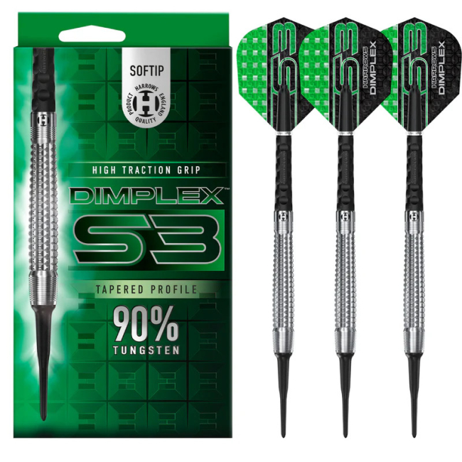 Harrows DIMPLEX S3 Tapered Softdart-Set 20 Gramm