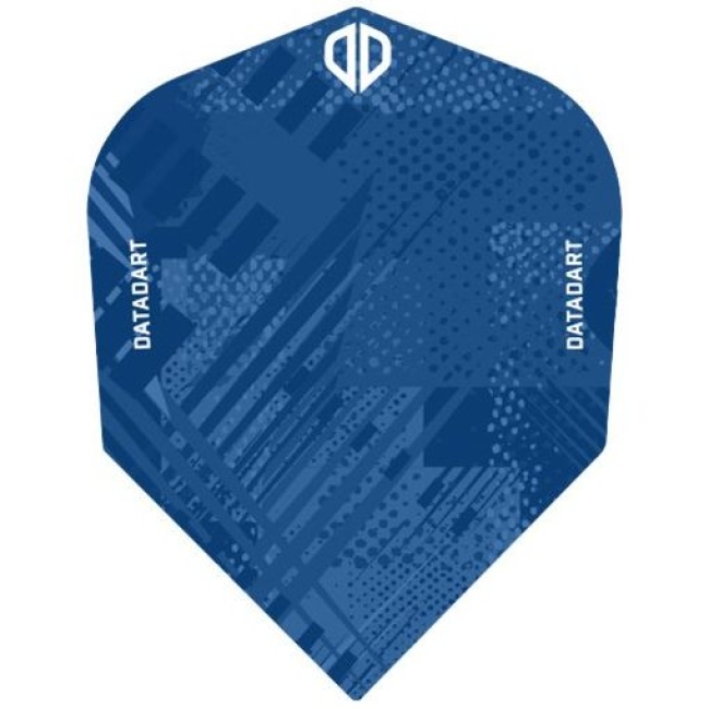 DATADART GRUNGE Dartflight Shape blau