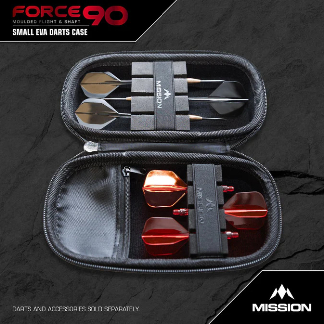 Mission Force 90 Slim EVA Dart Case schwarz