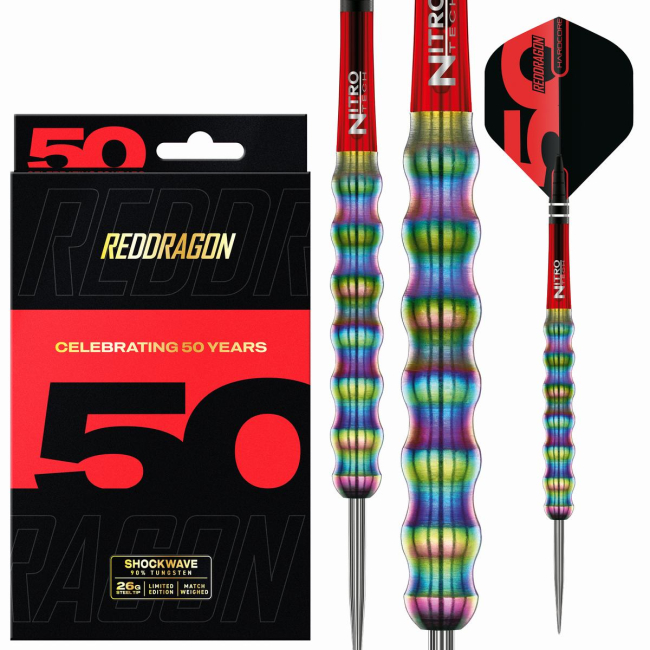 SHOCKWAVE Steeldart-Set 26 Gr.