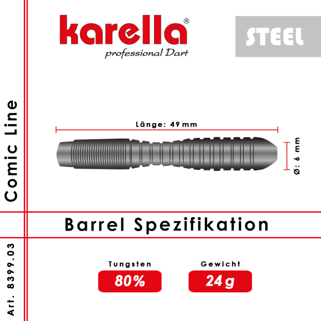 Karella - Steeldart - Comic Line CL-3   24 Gr.