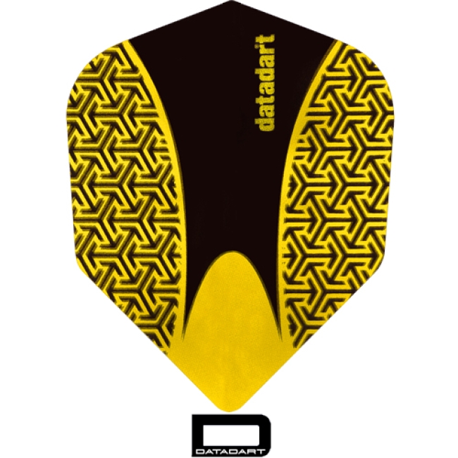DATADART 15ZRO Dartflight Shape gelb