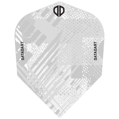 DATADART GRUNGE Dartflight Shape weiss