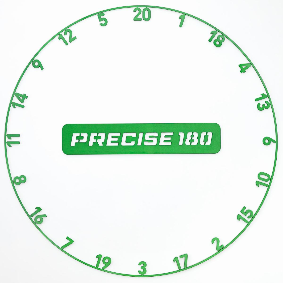 Precise180 Zahlenring Emerald Green